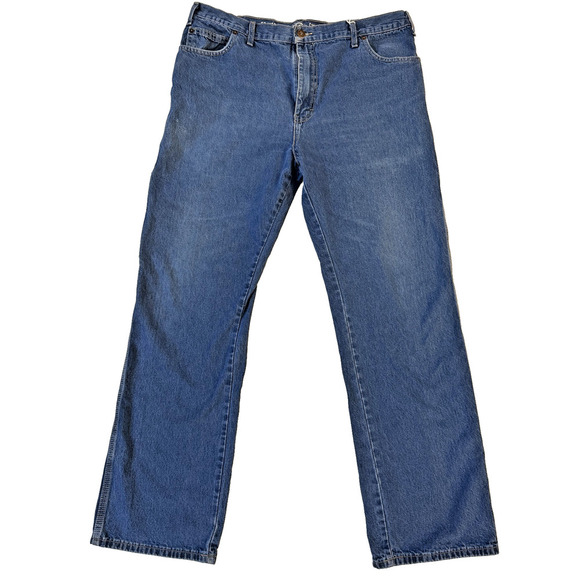 Dickies Mens Jeans Carpenter Workwear 38x32 Relaxed Straight Pants Denim 2014 - Picture 2 of 9